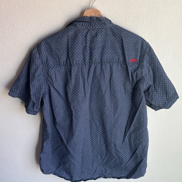 MOUNTAIN KHAKIS Mens Button Front Short Sleeve Print Shirt Size Large L - Picture 5 of 7